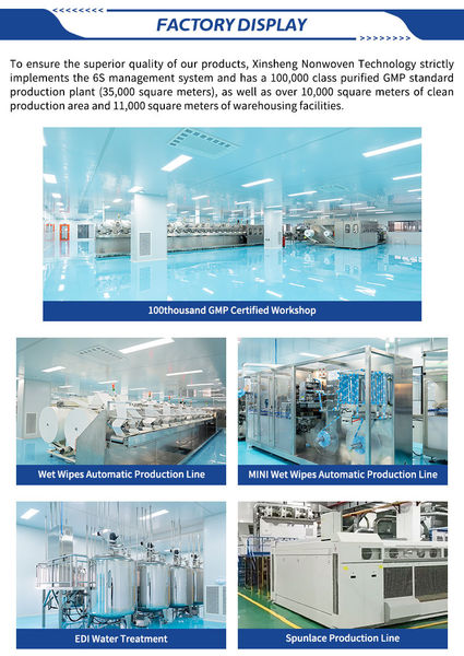 Xinsheng Nonwovens Technology Ltd. ligne de production du fabricant