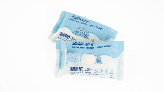 Travel Friendly Refreshing Wet Toilet Paper Plant Based Fibers Aloe Vitamin E