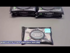 Des lingettes humides pour adultes extra-larges avec vitamine E et aloe, séptique et égout